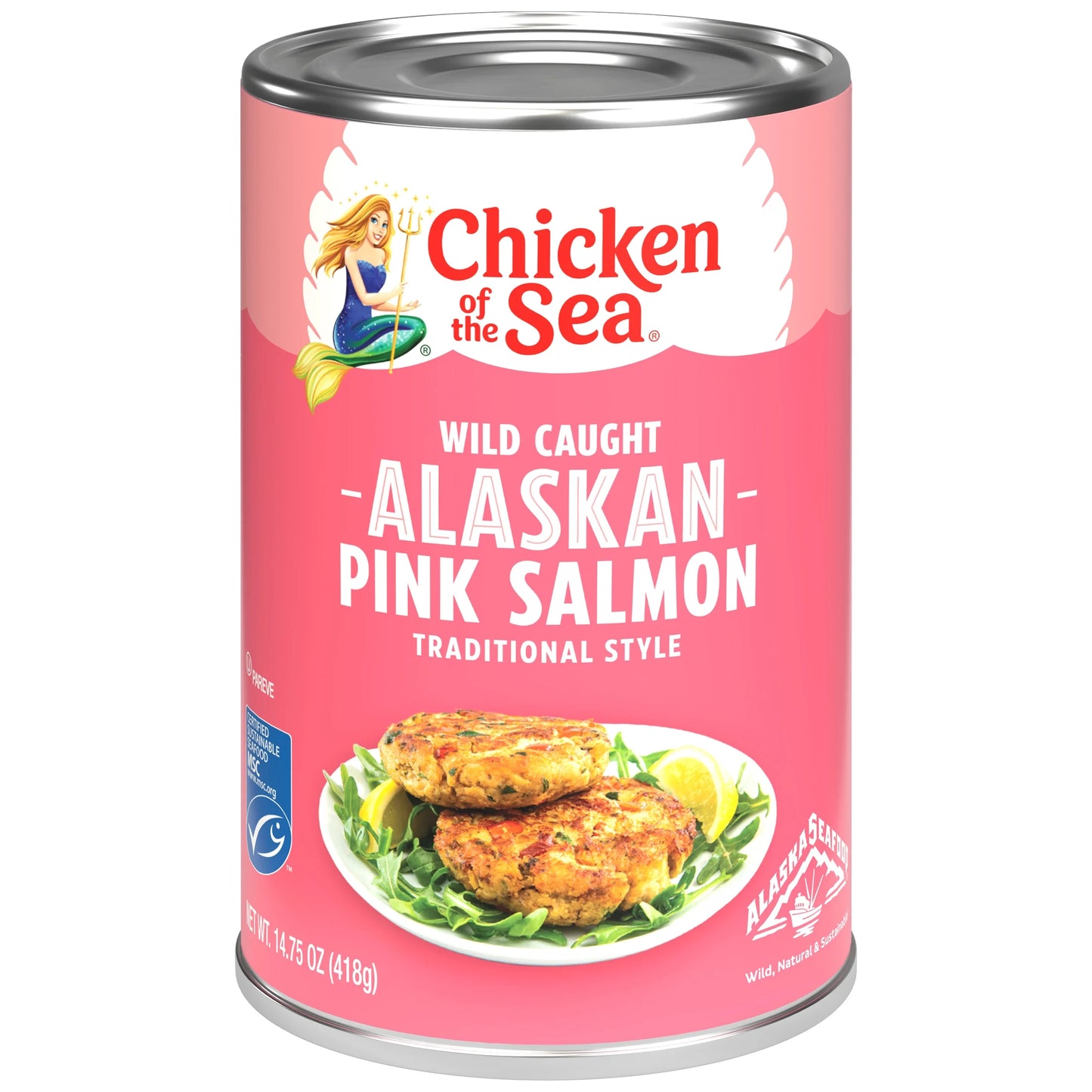 Chicken of the sea, Wild Caugth Alaskan Pink Salmon
