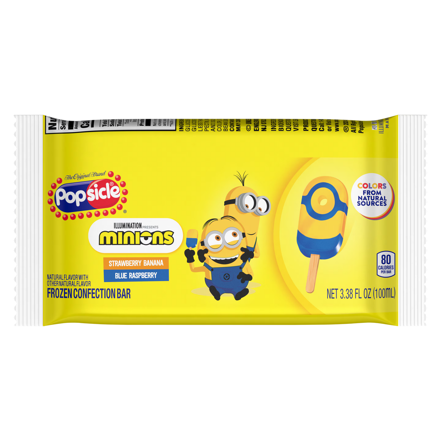 Minions Popsicle - Strawberry Banana