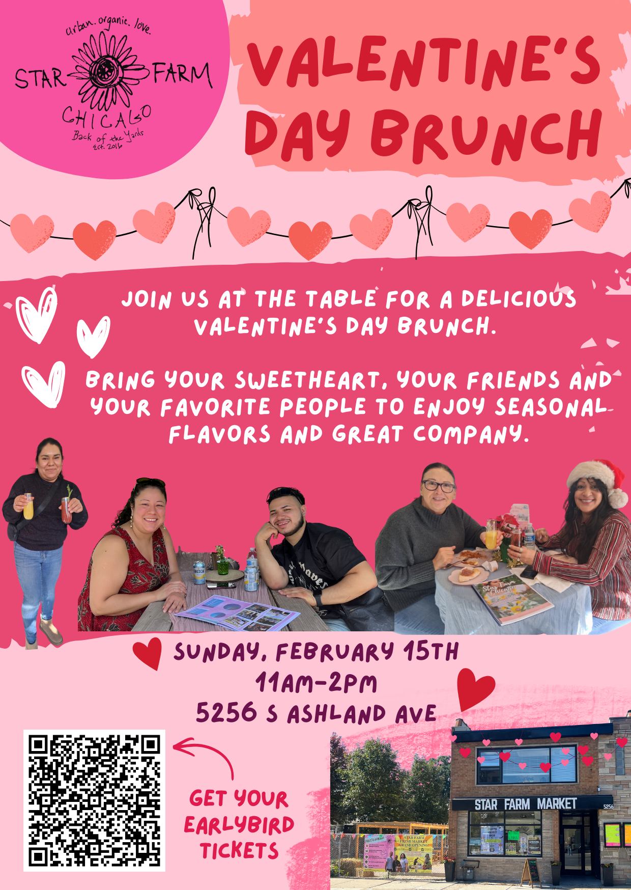 2025 Valentine's Day Brunch: Sunday 15th, 2025